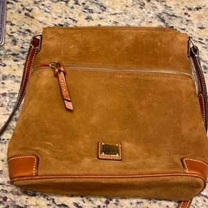 USED Dooney & Bourke suede crossbody